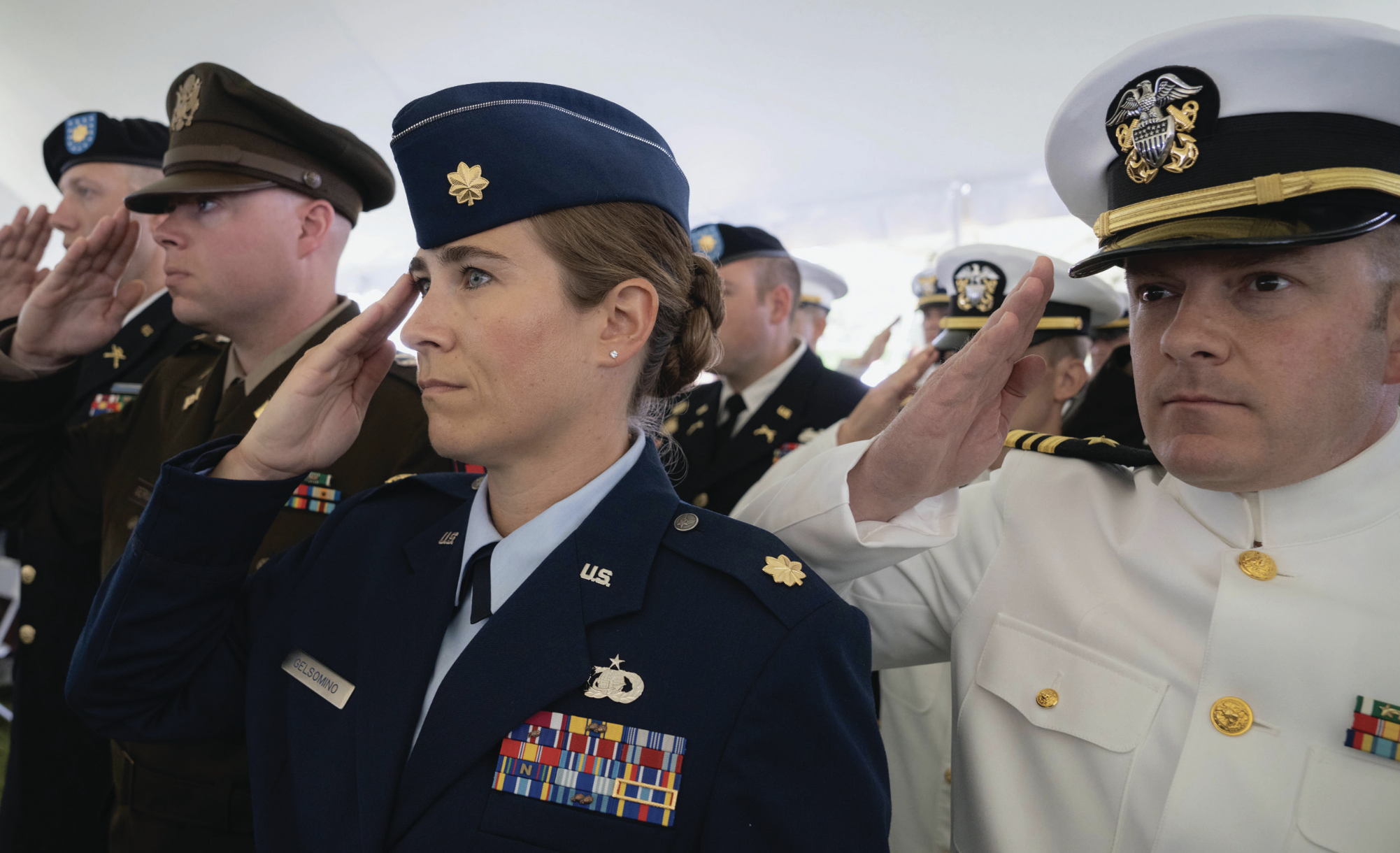 Naval War College holds commencement ceremony for College of Naval Command and Staff and College of Naval Warfare 2023 graduating classes, June 16, 2023, on board Naval Station Newport, Rhode Island (U.S. Navy/Kristopher Burris)